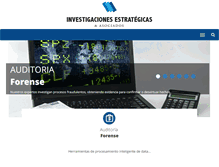 Tablet Screenshot of investigacionesestrategicas.com